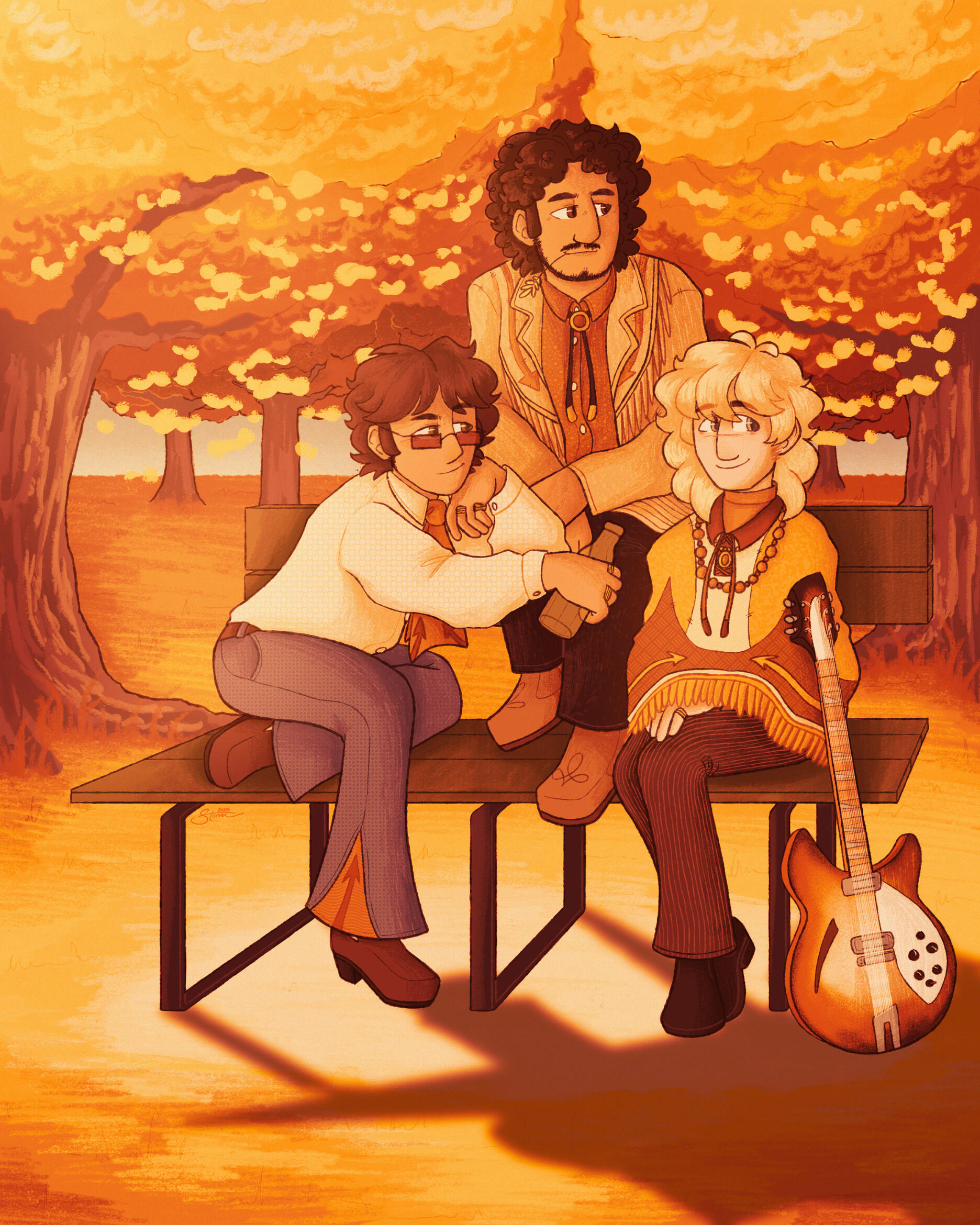 Golden Hour with the Golden Sound (For Harvest of Hues Art Show)
